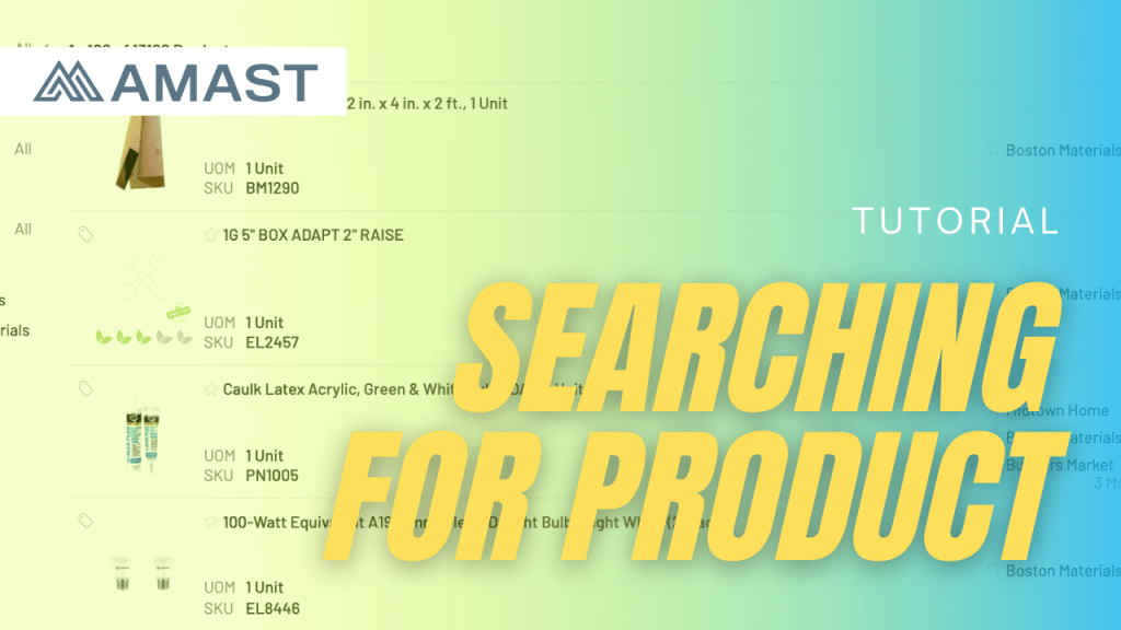 Learn How to Search For Product